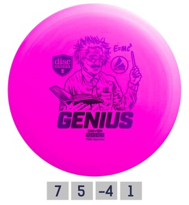 Discgolf Fairway Driver GENIUS 7/5/-4/1 Pink
